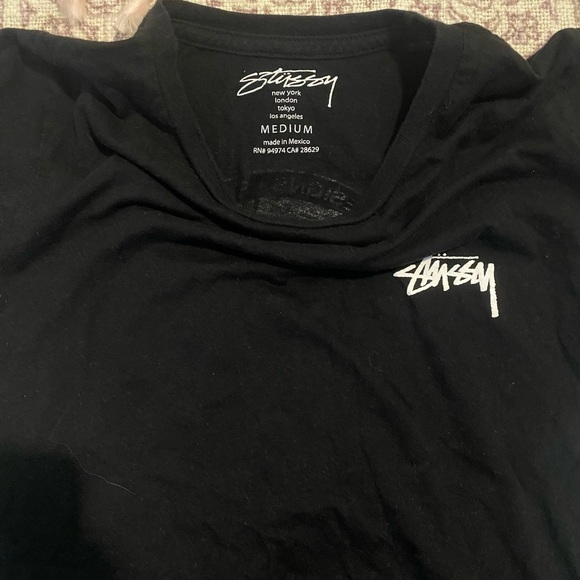 STUSSY brand t-shirt with tie dye logo - Picture 2 of 3